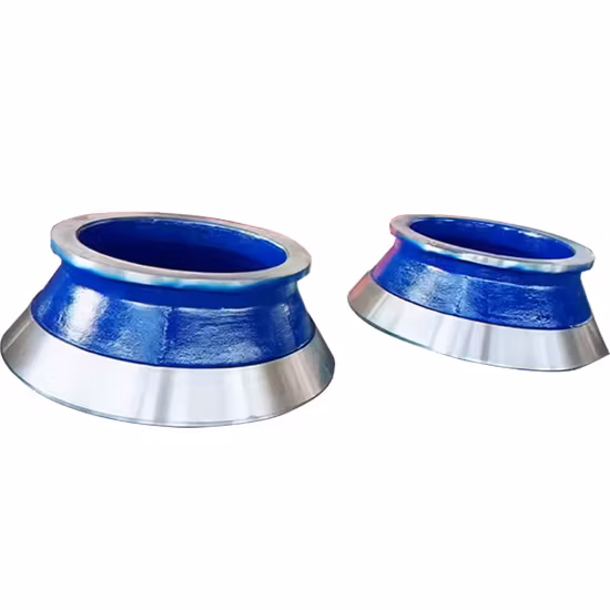 High Manganese Cast Steel Bowl Liner Cone Crusher Wear Parts