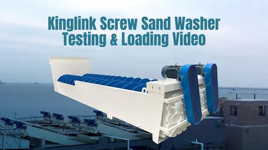 2lsx915 Fine Material Sand Screw Sand Washer